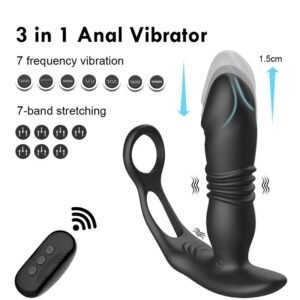 VIP15 Vibrating Telescopic + Remote Control